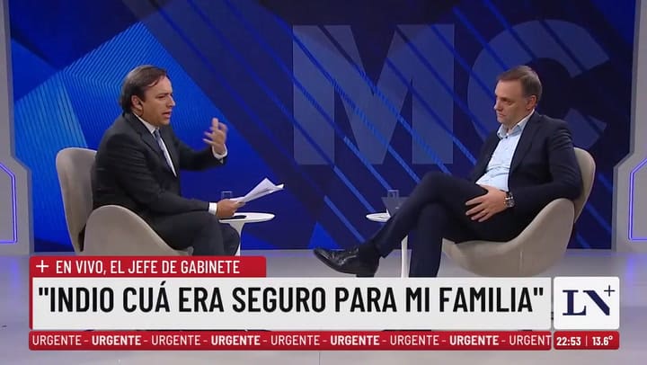 Adorni spoke about the statements of the contractor Matías Tabar