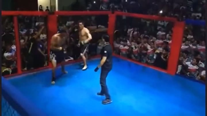 Dos políticos brasileños dirimieron sus diferencias en un ring