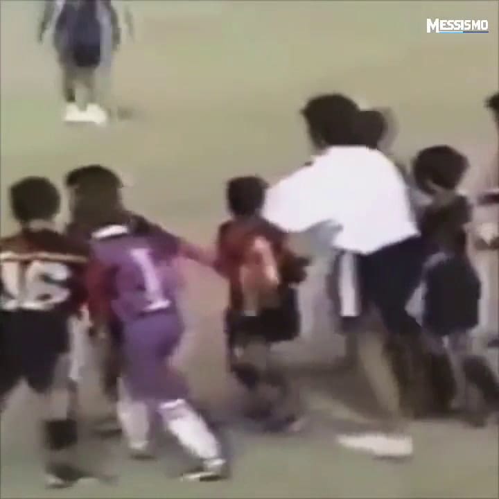 El gesto de un pequeño Lionel Messi en un torneo disputado en Perú