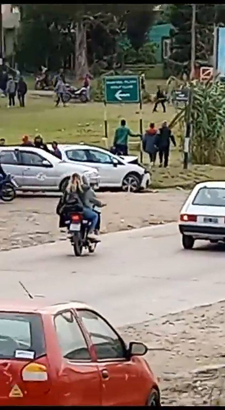 La batalla campal desatada por el choque