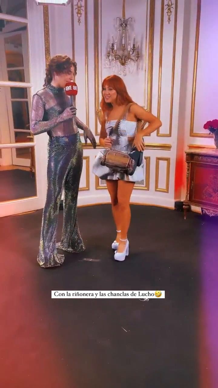 Flor Vigna mostró el impensado detalle del look que usó en la gala de Personajes del Año