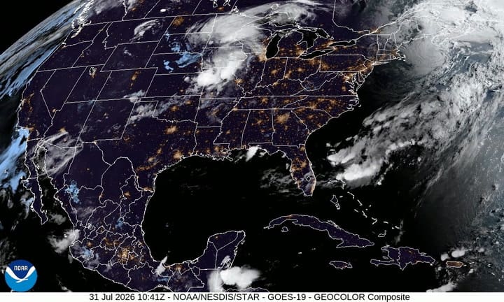 Satélite De La NOAA Hoy