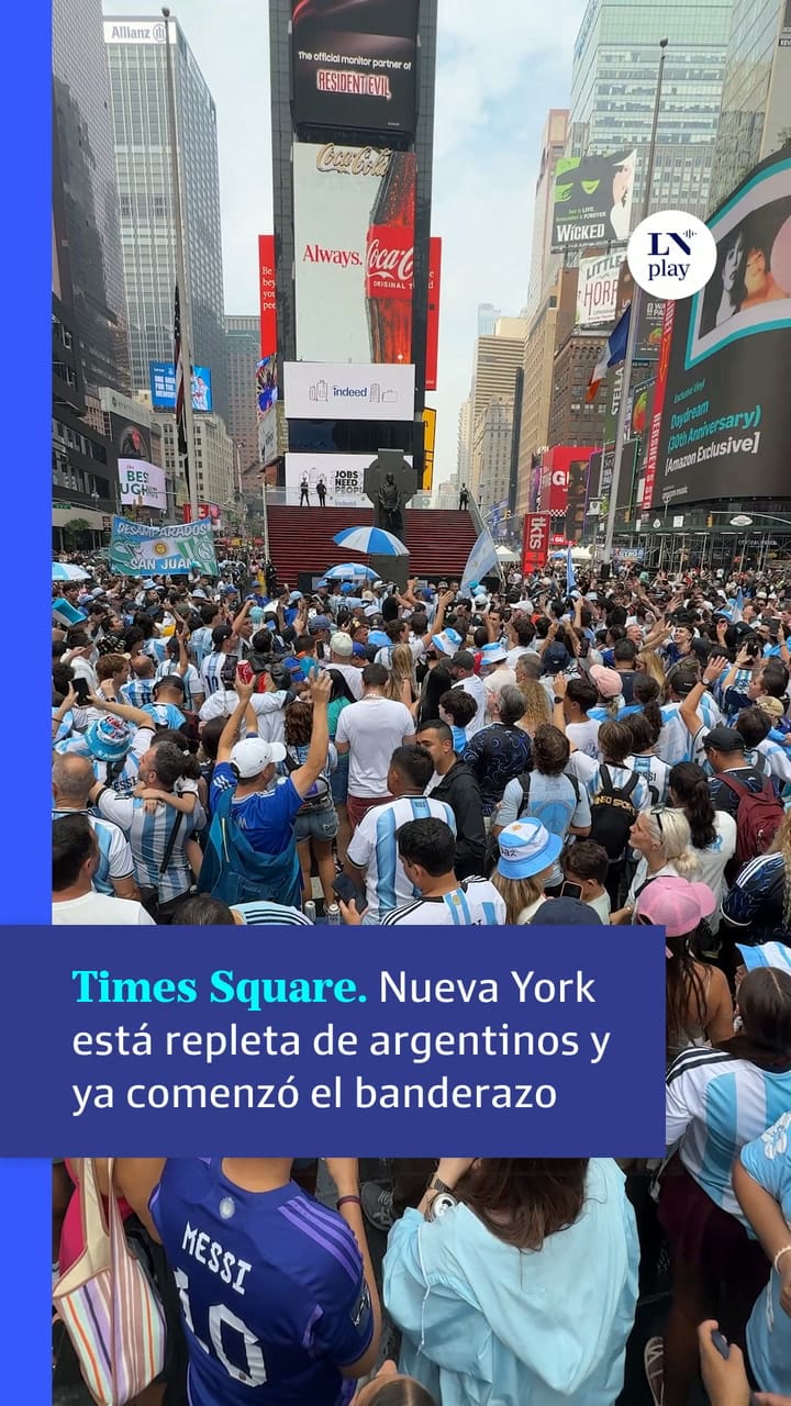 Banderazo argentino en NY