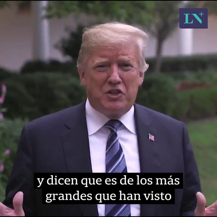 Trump habla sobre el huracán Florence en emergencia - Fuente: Twitter