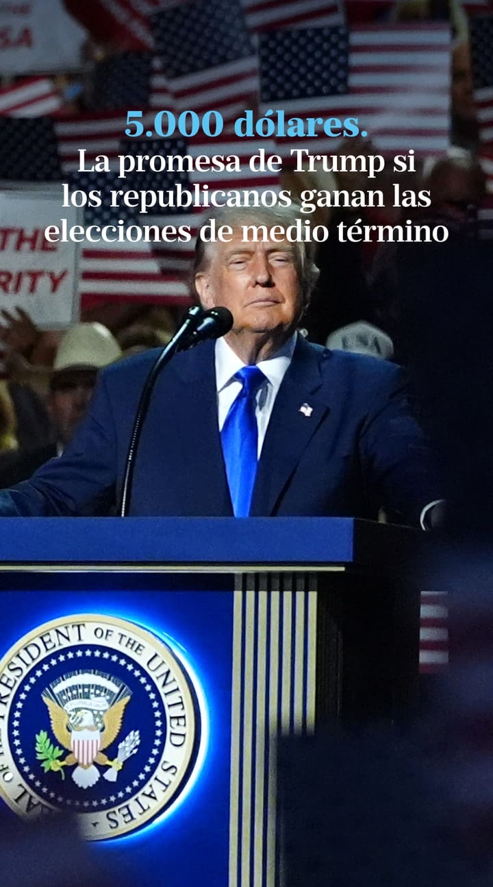 La promesa de Trump si los republicanos ganan las elecciones de medio término