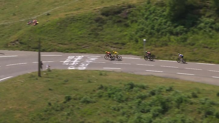 Caída en el Tour de France