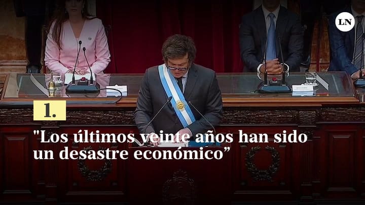 Las diez claves del discurso de Javier Milei en la apertura de sesiones 2024