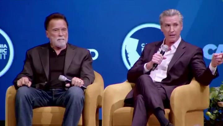 Gavin Newsom destaca los resultados de la ley AB 32 firmada por Schwarzenegger