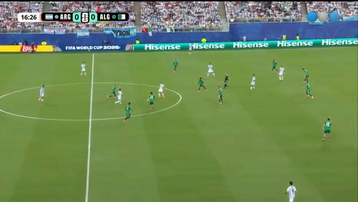 El primer gol de Messi en el Mundial 2026