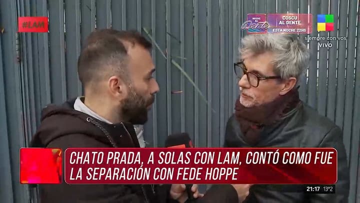 Chato Prada conto detalles de su ruptura laboral de Hoppe