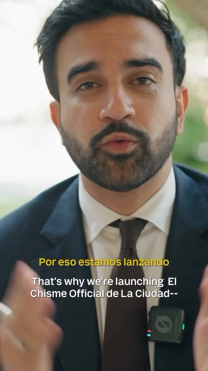 El anuncio de Mamdani sobre su nuevo canal de difusión para hispanos