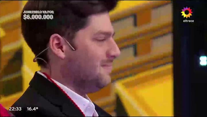 Una participante de Los 8 escalones sorprendió a Guido Kaczka con la deuda que tiene que pagar