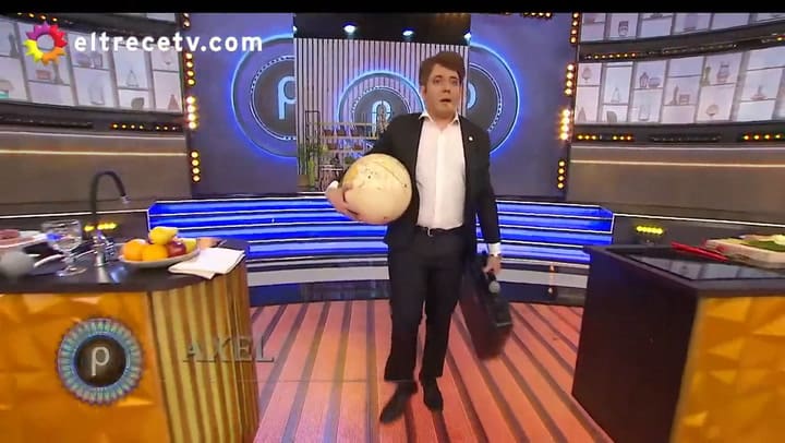 Axel Kicillof también participó del show en 'Politichef' - Fuente: eltrece
