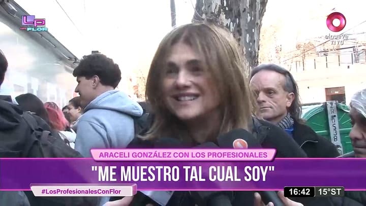 Araceli González se sincero sobre su reconciliación con Adrián Suar