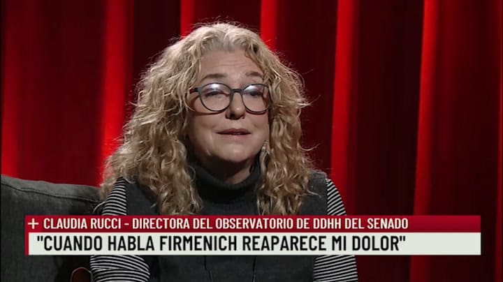 Claudia Rucci, con Luis Novaresio