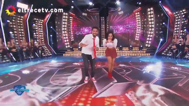 Nico Occhiato presentó a su bailarina que se llama Florencia Peña - Fuente: El trece