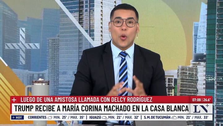 Trump recibe a Maria Corina Machado en la Casa Bkanca