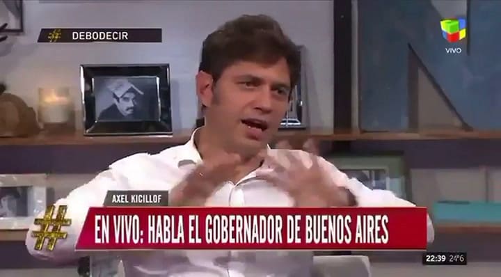 Haiga': el furcio de Axel Kicillof