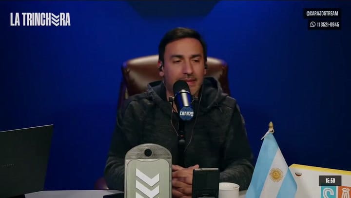 El abogado Alejandro Sarubbi Benítez del streaming oficialista Carajo propuso esterilizar a los bonaerenses o tirarle napalm a la población