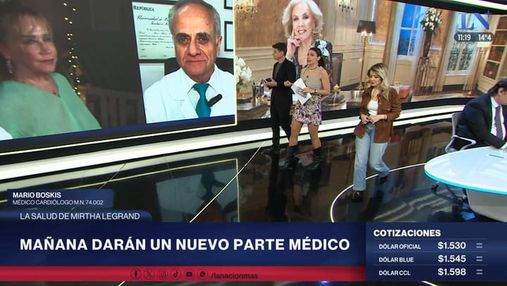 MArio Boskis, sobre la salud de Mirtha Legrand
