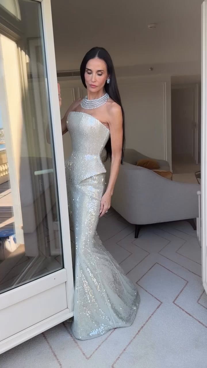 El primer look de Demi Moore en Cannes