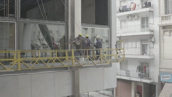 Las obras de mantenimiento en el Centro Cultural General San Martín