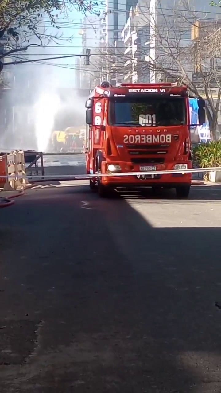 Escape de gas en Palermo