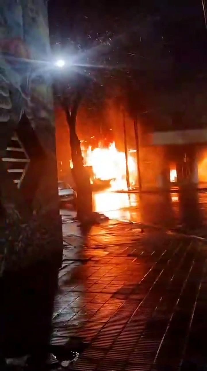 El incendio en La Plata
