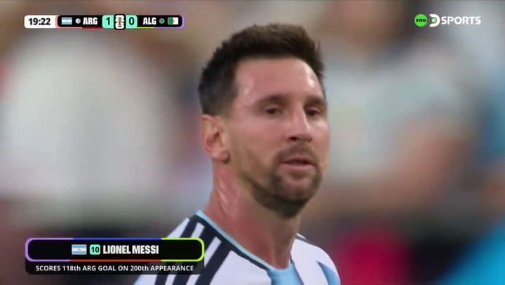 La emoción de Messi tras su primer gol en el Mundial 2026