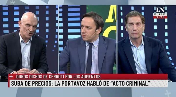 José Luis Espert le respondió a Gabriela Cerruti por la inflación