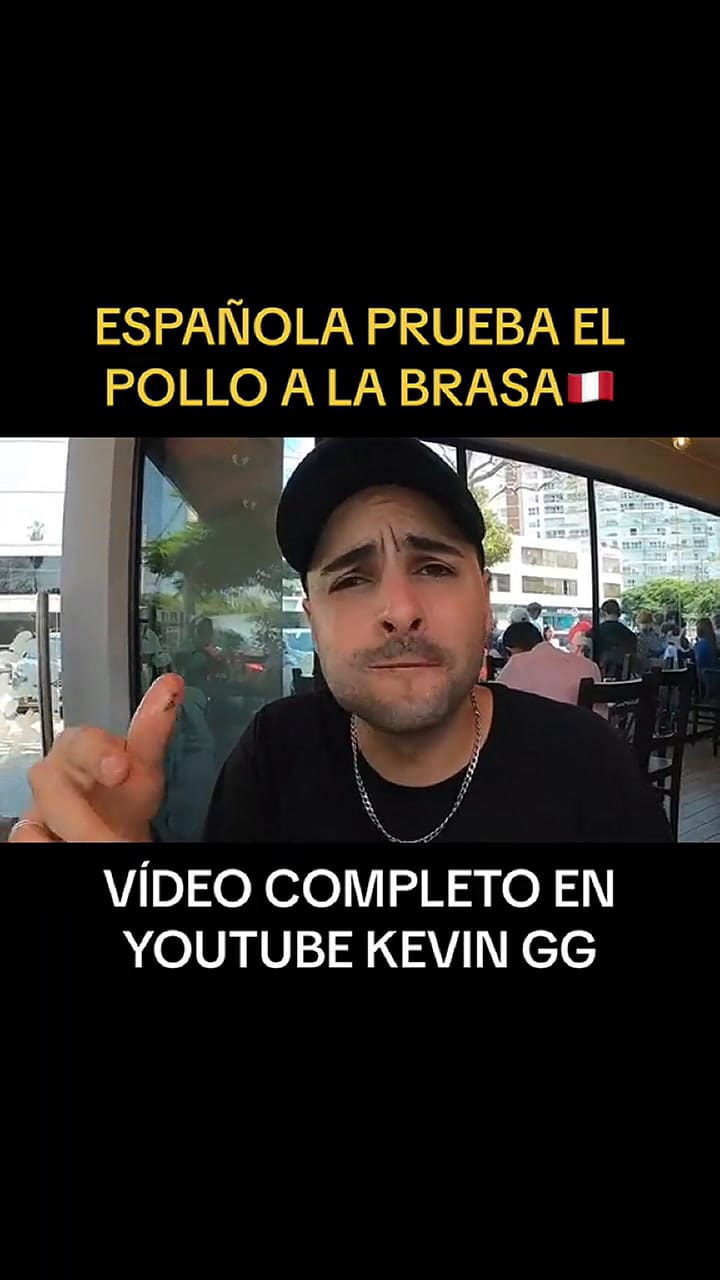 Españoles probaron el pollo a la brasa y se volvieron viral
