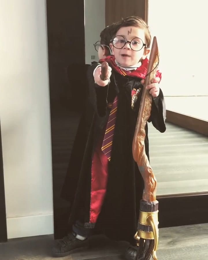 Mateo Messi en modo Harry Potter