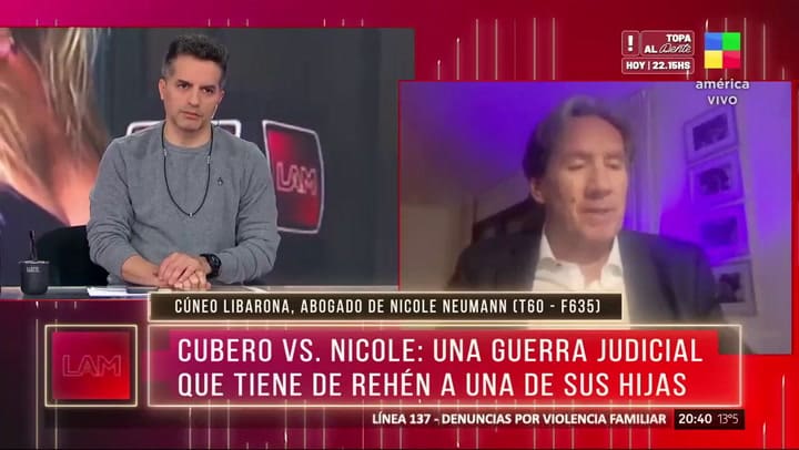 El abogado de Nicole Neumann reveló cómo se encuentra la modelo tras su conflicto familiar