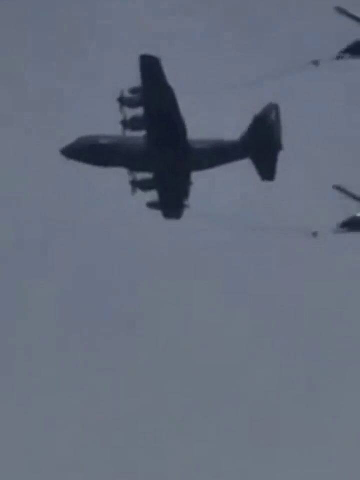 Presuntas tareas de rescate norteamericanas en Irán