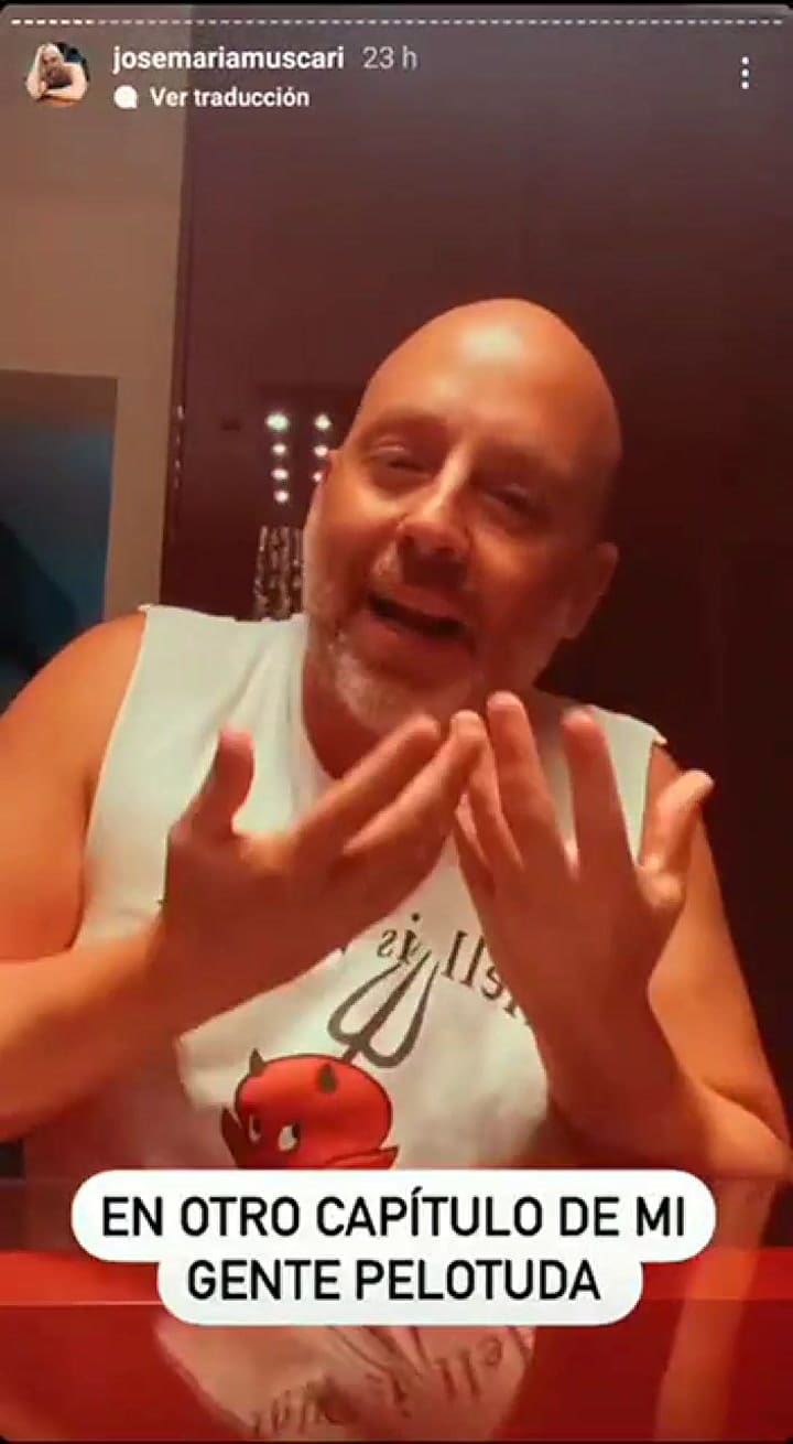 José María Muscari, furioso por mensajes que recibió en redes sociales