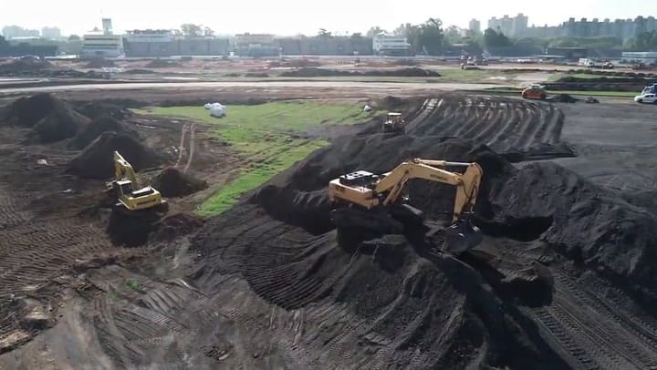 Obras en el autódromo de Buenos Aires