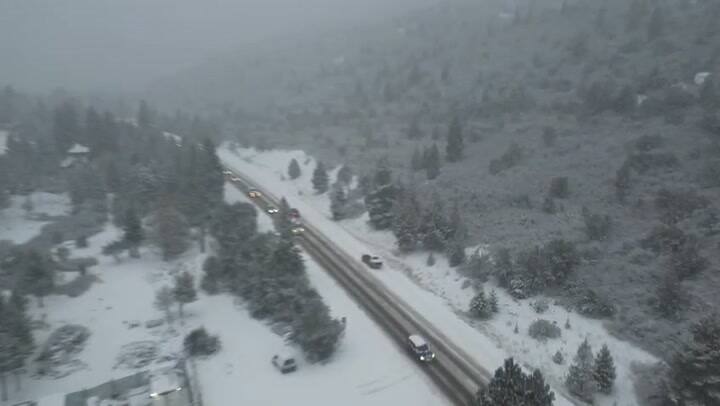 La nevada en Bariloche en el arranque de las vacaciones de invierno
