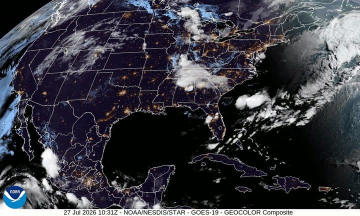 Satélite De La NOAA Hoy