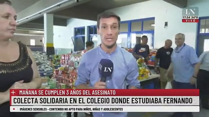 Caso Fernando Báez Sosa: juntaron donaciones a tres años del crimen