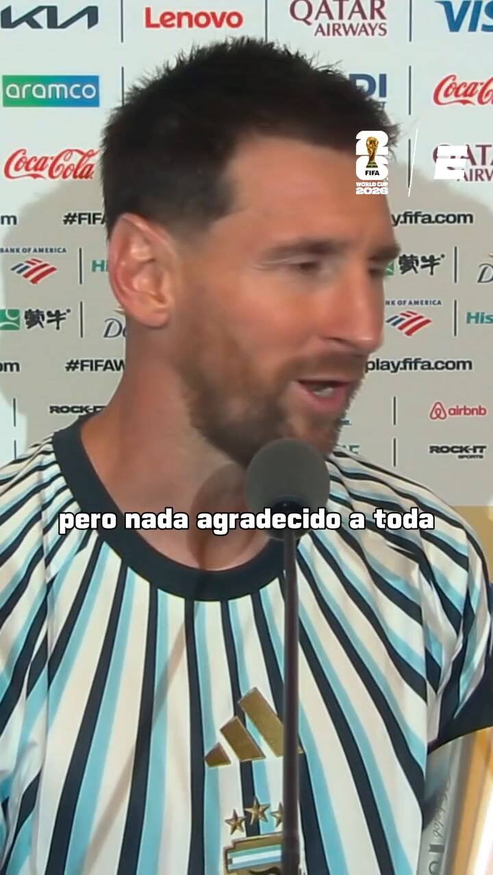 Messi explicó por qué se quebró en llanto tras el primer gol
