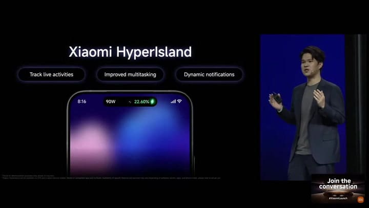 Así funciona la isla dinámica de HyperOS 3 para Xiaomi
