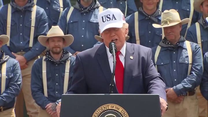 Trump habla sobre su "conversación" con Roosevelt