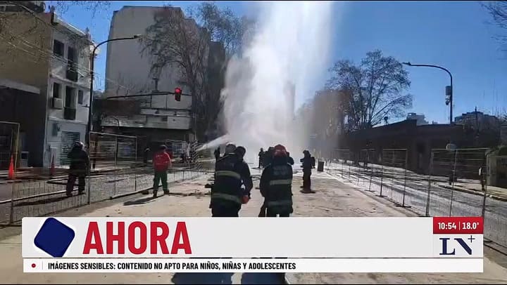 Escape de gas en Palermo