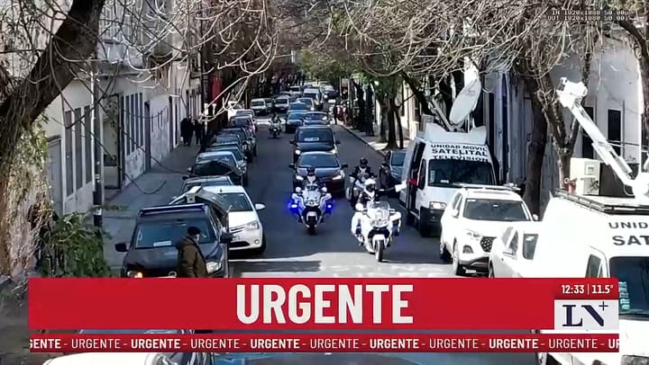 Asi llegaba Lula a la casa de Cristina Kirchner