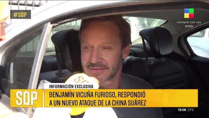 Benjamín Vicuña respondió a las declaraciones de la China Suárez sobre su pasado en pareja