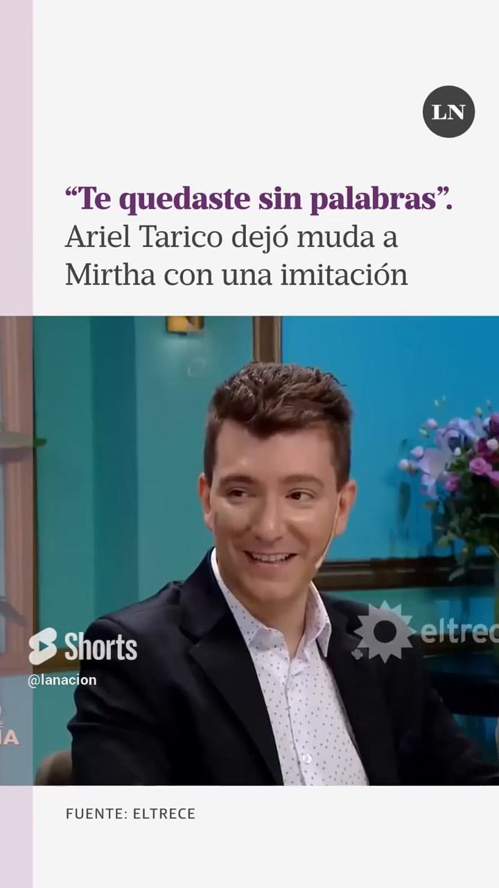 “Te quedaste sin palabras” Ariel Tarico dejó muda a Mirtha Legrand en su mesa con una imitación