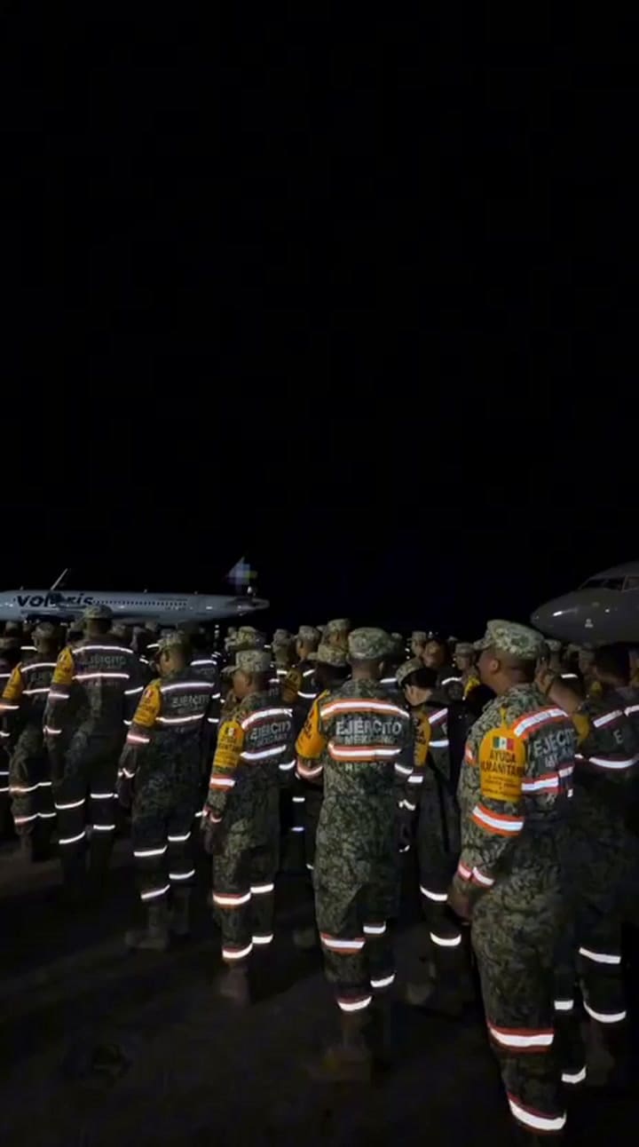 Así llegaron "Los Topos" a Venezuela para brindar ayuda en tareas de rescate