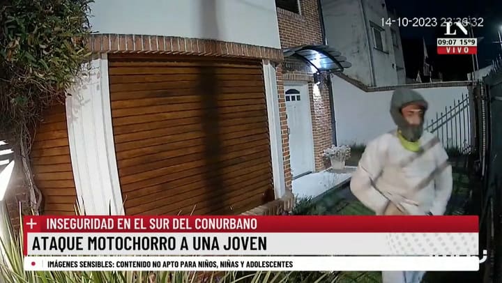 Ataque Motochorro A Una Joven; Inseguridad En El Sur Del Conurbano