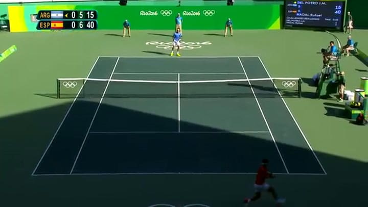 Lo mejor del éxito de Del Potro ante Nadal