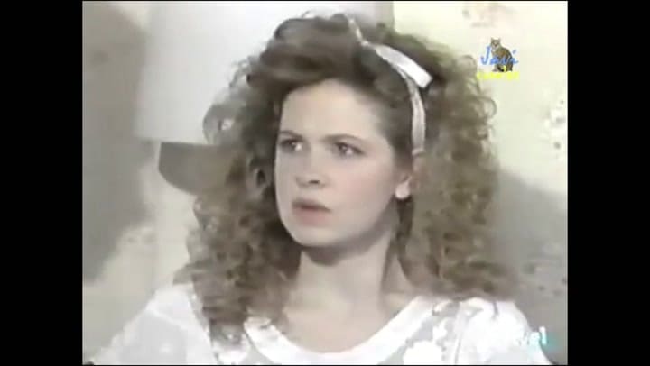 Marisel Antonione, la mala de Estrellita mía, en una escena con Andrea del Boca